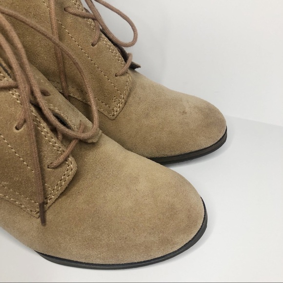 Lucky Brand lace up wedge booties - Picture 12 of 13